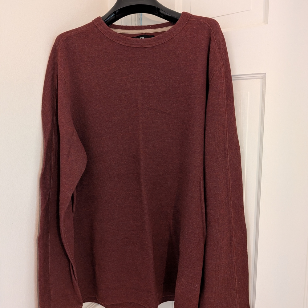 Banana Republic | Burgundy Long Sleeve Henley